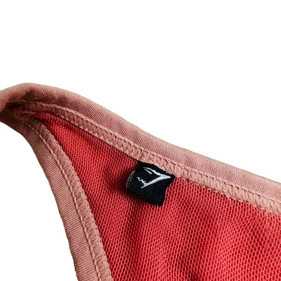 Gymshark Cropped Top Mini Workout Turbo Tank Fitted Gym Pink Medium - Picture 6 of 7